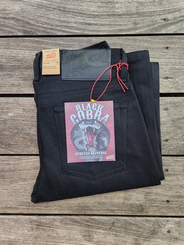 Weird Guy Black Cobra Stretch Selvedge