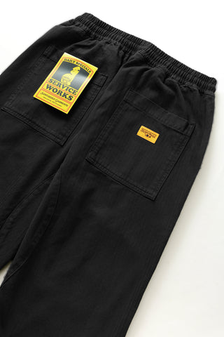 Service Works Herringbone Trouser - Black