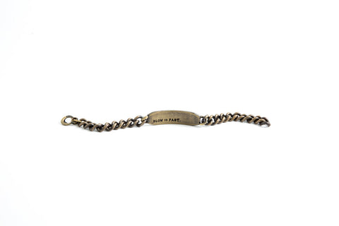S13 ID Bracelet - American Brass